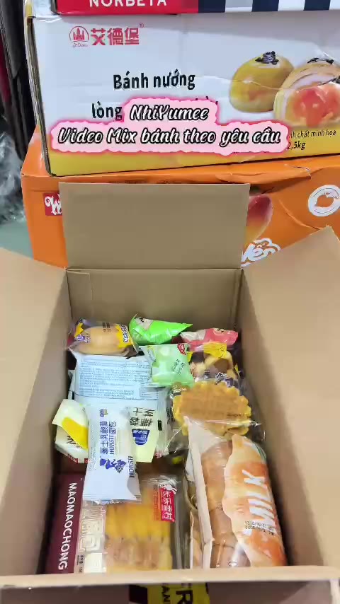 Thùng Bánh Mix Nội Địa - Đủ Vị - Đủ Loại Bánh, Ít Trùng, Date 30-60 ngày. Ăn vặt Shop NhiYumee. | BigBuy360 - bigbuy360.vn