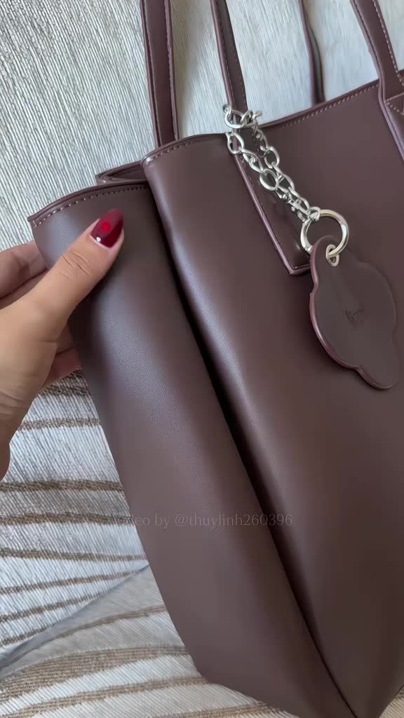 Túi xách công sở nữ da LIMI (3 màu) đựng laptop 15.6 tote da size lớn LAURA | BigBuy360 - bigbuy360.vn