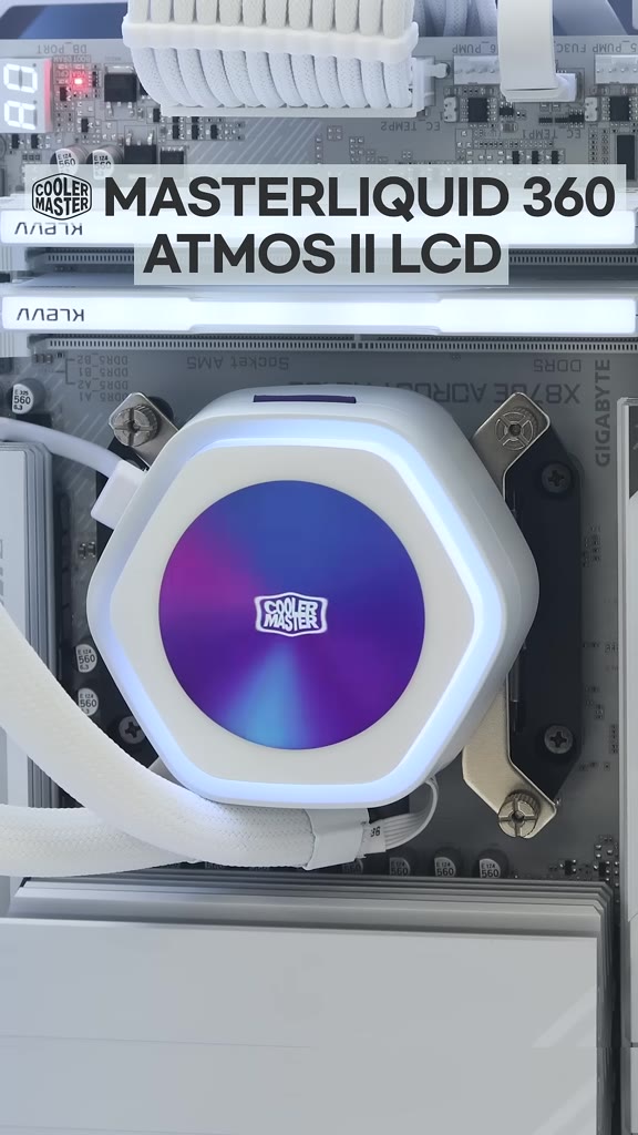 Tản nhiệt nước Cooler Master MasterLiquid Atmos II LCD 240 360 - Hàng chính hãng | BigBuy360 - bigbuy360.vn