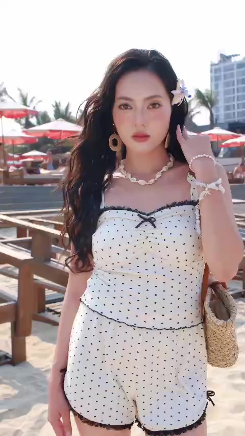 [ Hoả Tốc ] Set đồ 2 dây đi biển phối ren – Outfit du lịch hè tôn dáng, đồ mặc biển nữ sexy xinh xắn (BCT02) | BigBuy360 - bigbuy360.vn