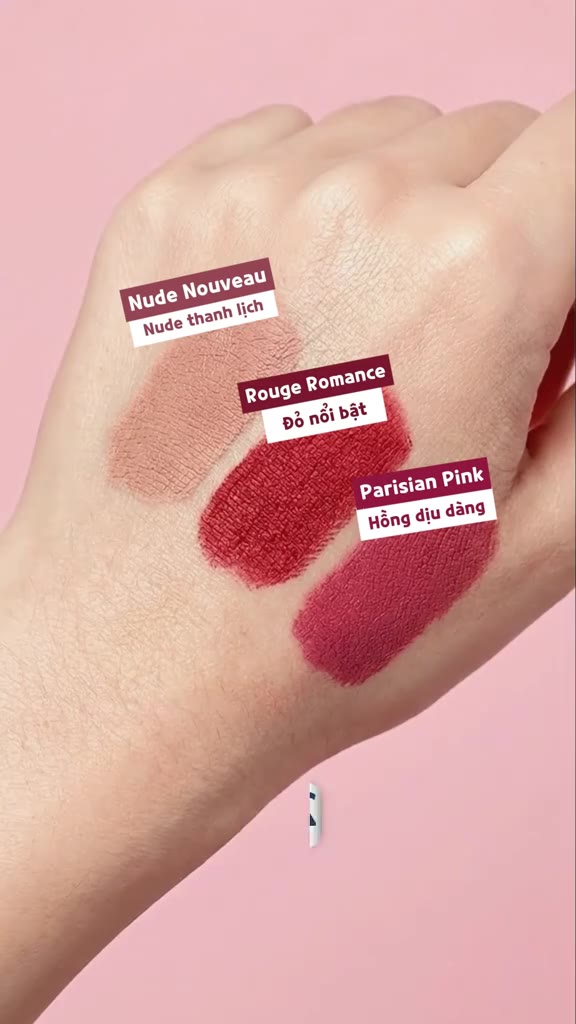 [Mua 2 giảm 50%] Son màu dưỡng môi Vaseline Emily In Paris 3g (Parisian Pink / Rouge Romance/ Nude Nouveau) | BigBuy360 - bigbuy360.vn