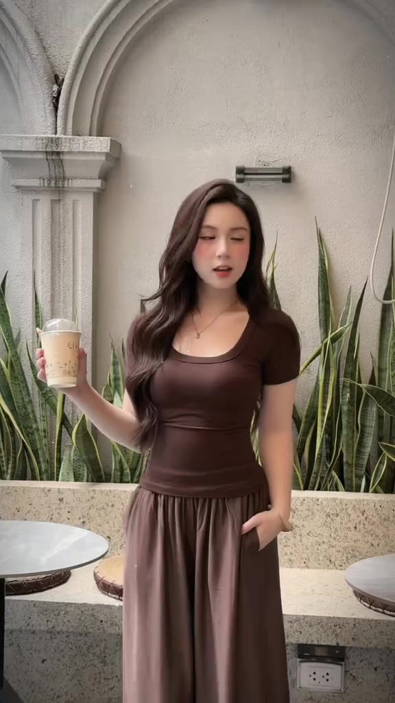 Quần Nữ Ống Rộng Lưng Chun , Chất Liệu Vải Đũi Tơ Thoáng Mát Nữ Women Freesize 40-70kg MONAME Q30 | BigBuy360 - bigbuy360.vn