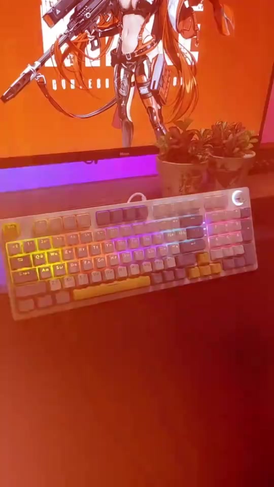 Bàn phím cơ có dây K1 dành cho máy tính, full size - Có núm xoay led rainbow xuyên led trục brow | BigBuy360 - bigbuy360.vn