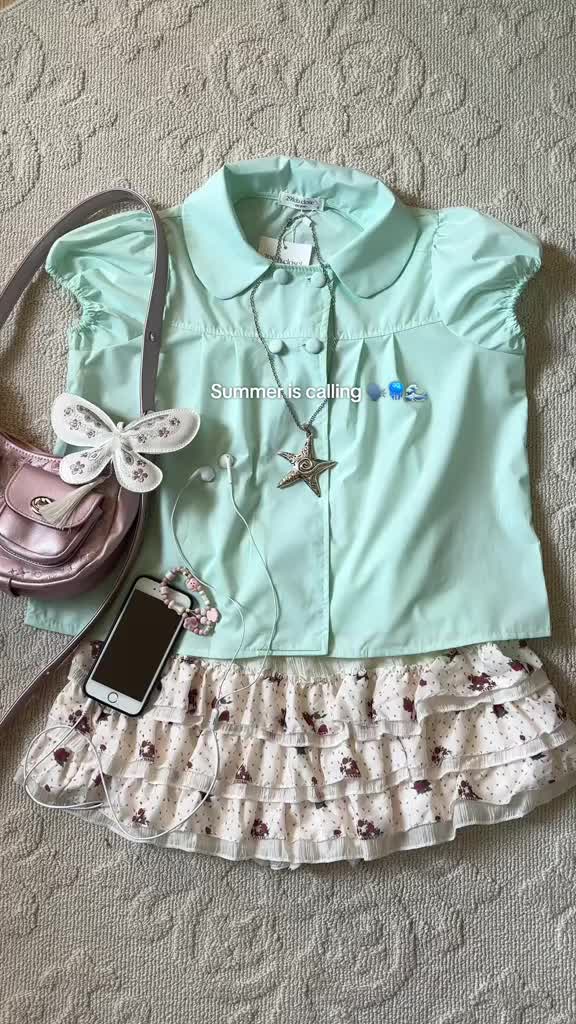 Áo babydoll 4 cúc tay bồng cổ sen, Áo kiểu babydoll dễ thương - BUN222 | BigBuy360 - bigbuy360.vn