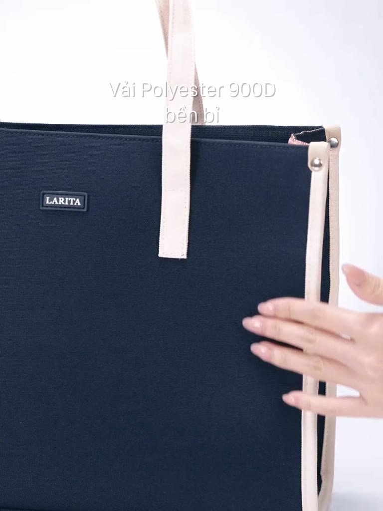 Túi Xách Nam Nữ Unisex Larita METRO WORK - Ngăn Chống Sốc Laptop 13 Inch, Dây Đeo Trợ Lực, Chất Vải Polyester Cao Cấp | BigBuy360 - bigbuy360.vn