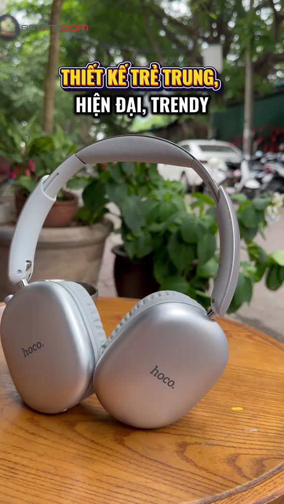 Tai nghe Headphone Hoco W73 gấp gọn tiện lợi, tai nghe bluetooth thế hệ mới v6.0 bass mạnh pin trâu 45H - có bảo hành | BigBuy360 - bigbuy360.vn