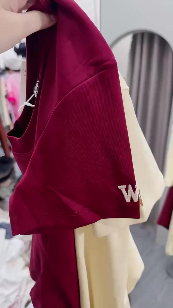 [GẤU THÊU] Áo Thun Dáng Vừa Nữ 40~60kg B333 Sang Xịn Vải BORIP [THÊU W.W.A.U] Cotton Mềm Mịn Mát | BigBuy360 - bigbuy360.vn