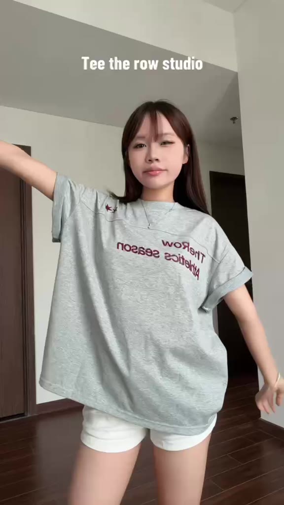 [LINE Ver1] THEROW Áo Thun Tay Ngắn Boxy 250gsm Form Rộng Cổ Tròn "LINE TSHIRT" Unisex Nam Nữ Phong Cách Basic | BigBuy360 - bigbuy360.vn