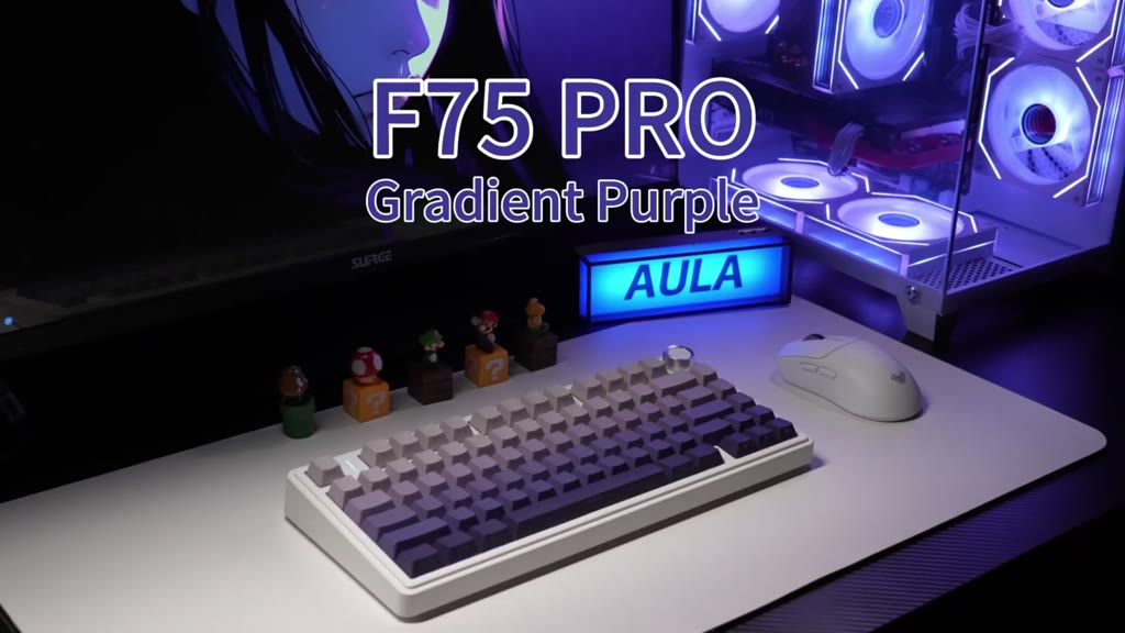 🔥 AULA F75 | Bàn Phím Cơ | 3 Mode | Hotswap 5 Pin | RGB | Pin 4000mAh | Gaming Văn Phòng | BigBuy360 - bigbuy360.vn