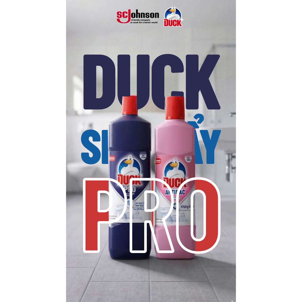 DUCK Tẩy Rửa Nhà Tắm Siêu Tẩy Pro Diệt 99,9% Vi Khuẩn, Tẩy Sạch Vết Bẩn 3500ml  | BigBuy360 - bigbuy360.vn