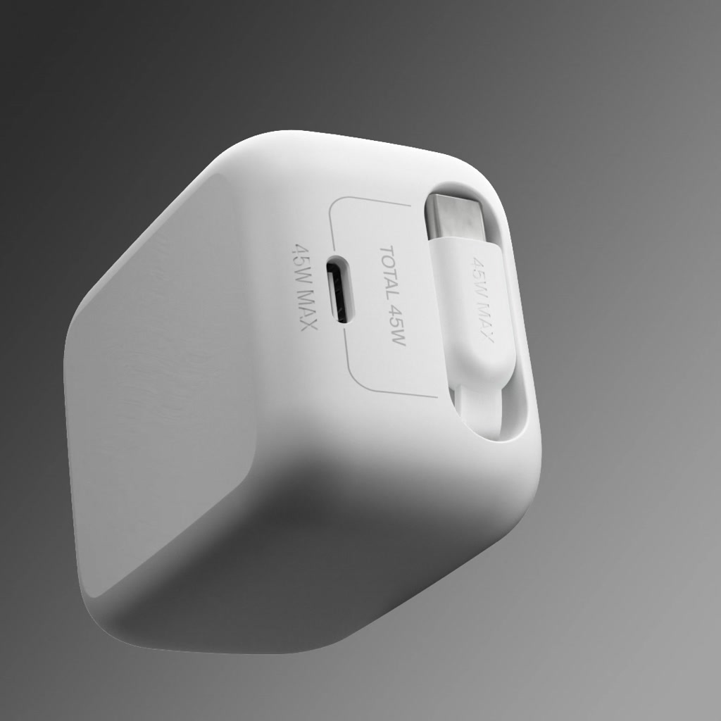 Củ Sạc Belkin GaN 45W 2 Cổng USB-C PD 3.1 PPS Kèm Cáp Rút 0.8m Sạc Nhanh iPhone iPad MacBook | BigBuy360 - bigbuy360.vn