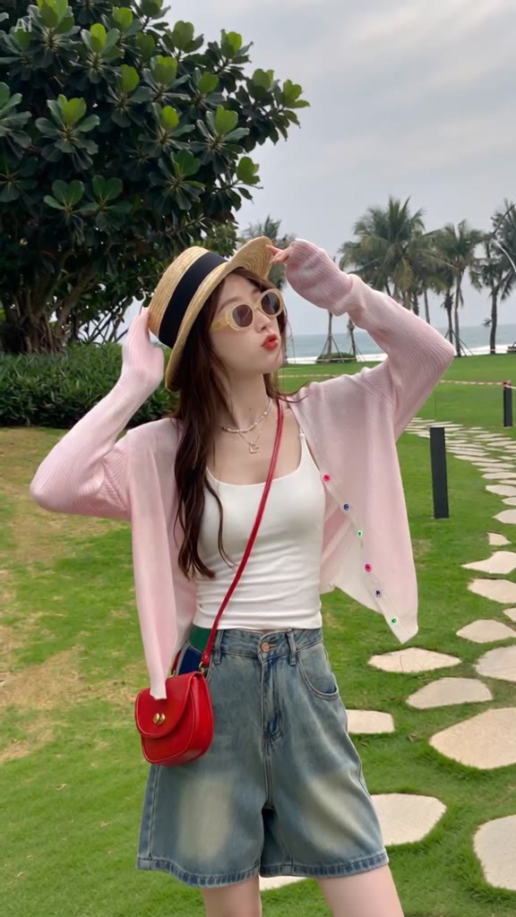 Áo Khoác Cardigan SUKIYA Dệt Kim Mỏng Tay Dài Cổ Chữ V Thời Trang Mùa Hè Cho Nữ AL125 | BigBuy360 - bigbuy360.vn