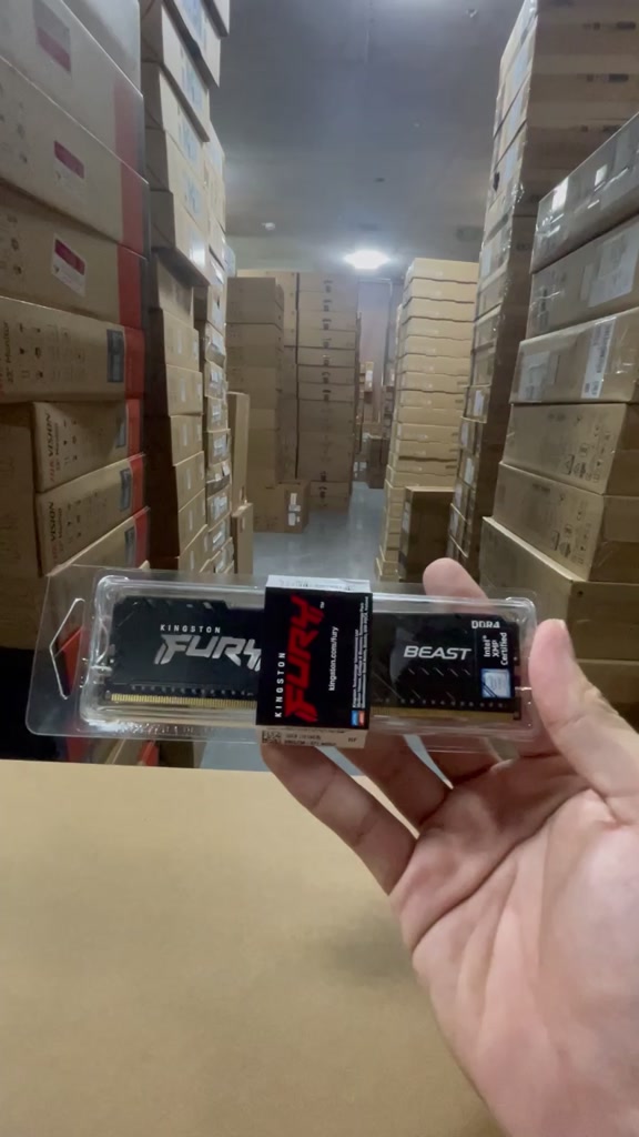 Ram Desktop Kingston Fury Beast 16GB DDR4 3200Mhz - Tản Nhiệt Nhôm, Hiệu Năng Cao,  Tương Thích Intel & AMD | BigBuy360 - bigbuy360.vn