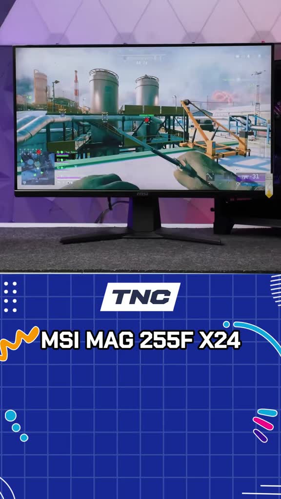Màn Hình Gaming MSI MAG 255F X24 25 Inch/ Rapid IPS/ FHD/ 240Hz/ 0.5ms - Bảo Hành 3 Năm - TNC STORE | BigBuy360 - bigbuy360.vn