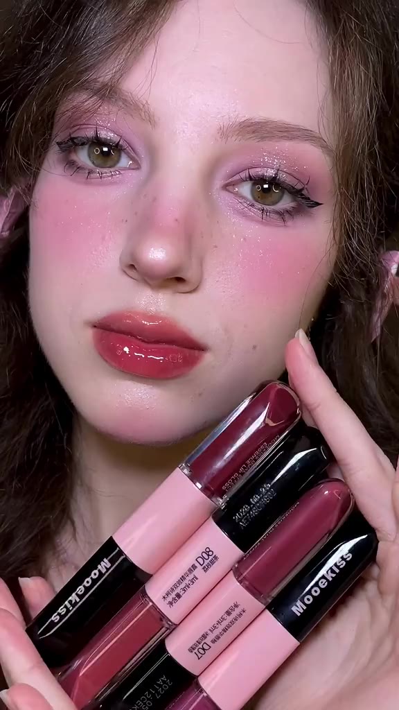 Son Bóng Hai Đầu Mooekiss Dual Effect Lip Gloss Dưỡng Môi Đa Năng (3ml+3ml) D02, D03, D06, D07, D08 | BigBuy360 - bigbuy360.vn