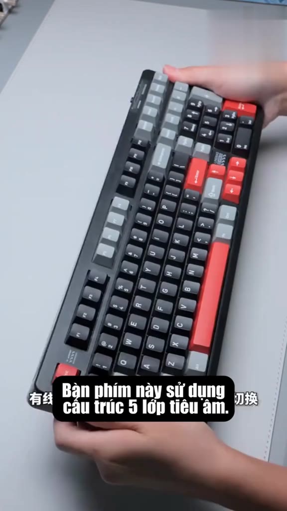 Bàn phím cơ Lingbao K98 | Lingbao K98 Pro - Hotswap, Gasket Mount, LED RGB, 3 Mode Kết Nối (Chính Hãng) | BigBuy360 - bigbuy360.vn