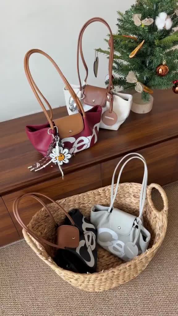 Túi Đeo Vai Nữ CEMMERY Pumpkin Shoulder Bag Da Mềm Cao Cấp Túi Tote Đeo Nách Thời Trang Hàn Quốc Đi Học Đi Làm - DK105 | BigBuy360 - bigbuy360.vn