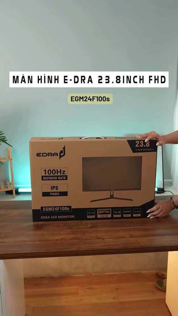 Màn Hình Gaming EDRA EGM24F144S 23.8 Inch Full HD 144Hz | IPS | 99% sRGB | Adaptive Sync | HDR | BigBuy360 - bigbuy360.vn