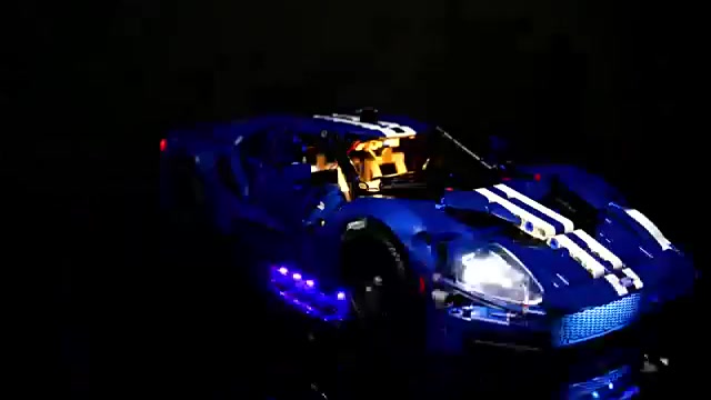 Technic Ford GT tỉ lệ 1:10 Mô Hình Lắp ghép lắp ráp siêu xe