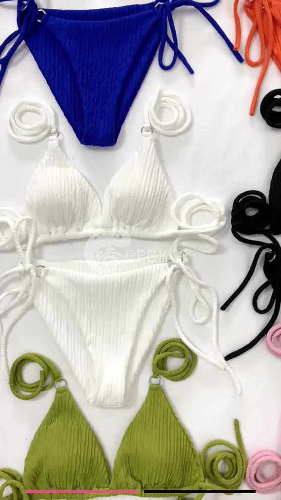 [HCM] Bikini GECKO 2 Mảnh Tam Giác Xốp Nhật 6 Khoen 2M35-A (Ảnh Thật, Nhiều Màu) | BigBuy360 - bigbuy360.vn