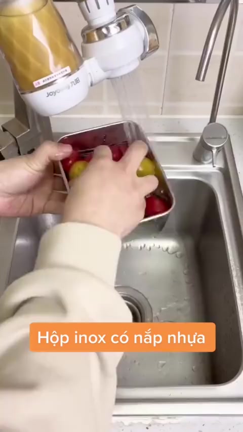 Hộp Đựng Thực Phẩm Bằng Inox Gia Dụng Thông Minh(Tuấn Hùng)