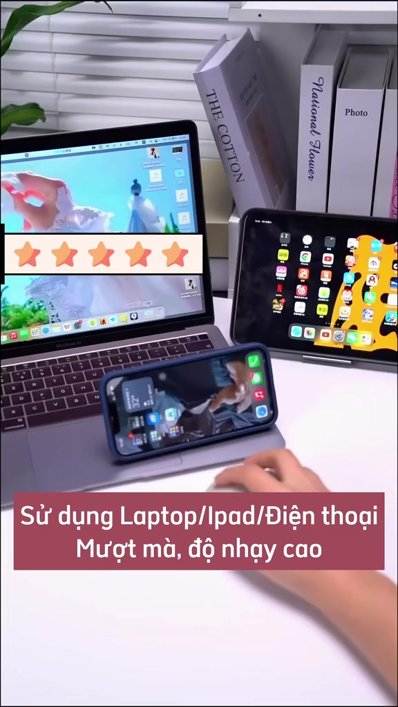 Chuột máy tính không dây bluetooth INPHIC DR6 - Sạc pin, chống ồn - DPI max 1600 -  3 chế độ kết nối | BigBuy360 - bigbuy360.vn