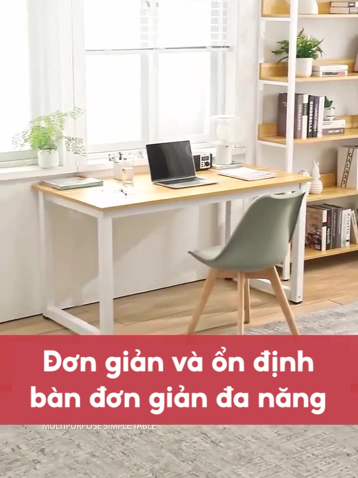 Bàn làm việc đa năng bàn học gỗ BÀN LÀM VIỆC đa năng chân sắt dùng cho văn phòng | BigBuy360 - bigbuy360.vn