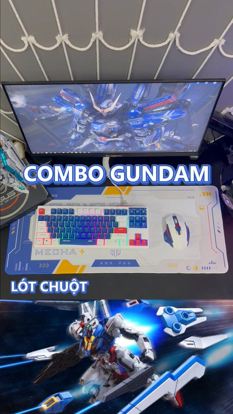 Miếng lót chuột máy tính SIDOTECH INPHIC GUNDAM gaming pad cỡ lớn cỡ nhỏ 70x30 25x30 bàn di chuột laptop pc chống nước | BigBuy360 - bigbuy360.vn