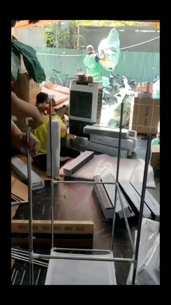 Tủ vải 3D 1 buồng 2 ngăn khung ninox cao cấp | BigBuy360 - bigbuy360.vn