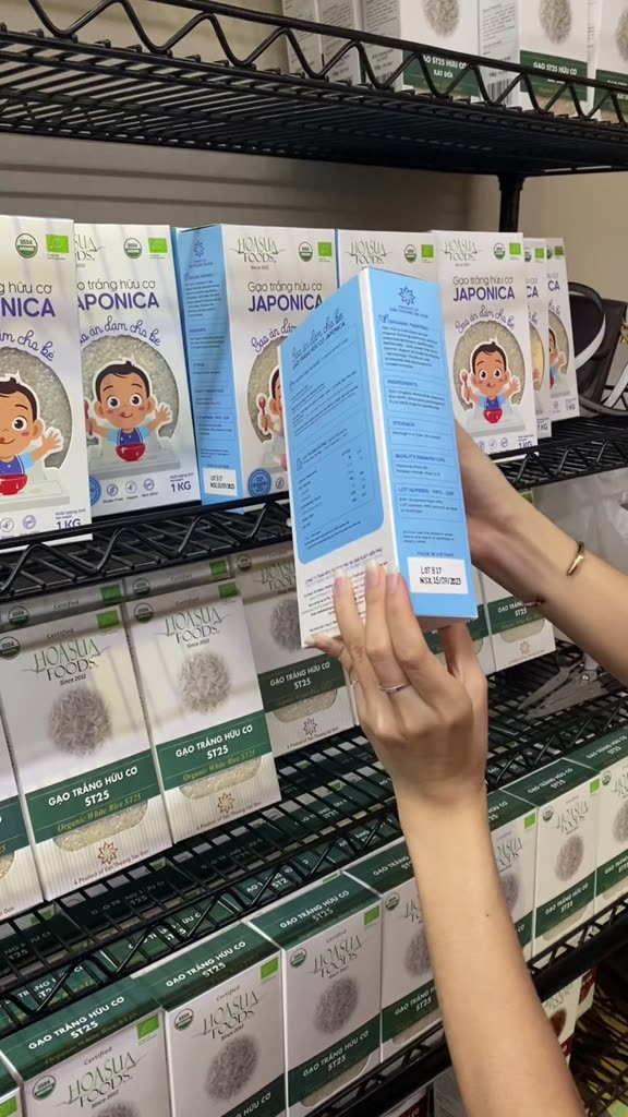 Gạo trắng hữu cơ Japonica, ST25 Hoa Sữa 1kg | BigBuy360 - bigbuy360.vn