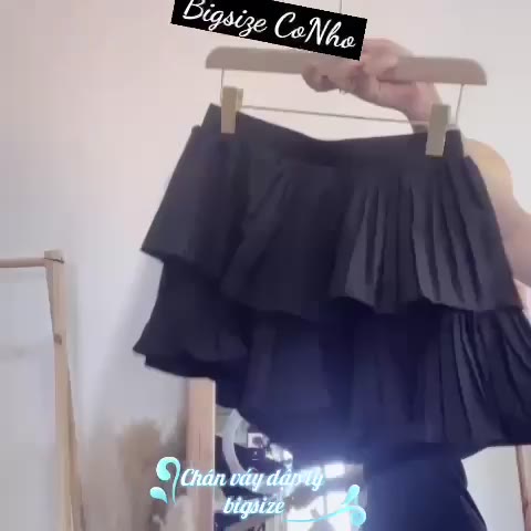 Chân Váy Xếp Ly Bigsize Nữ Dáng Mini Xếp Ly Hai Tầng Có Quần Bảo Hộ Vải Cotton Mềm Mịn CVDL | BigBuy360 - bigbuy360.vn