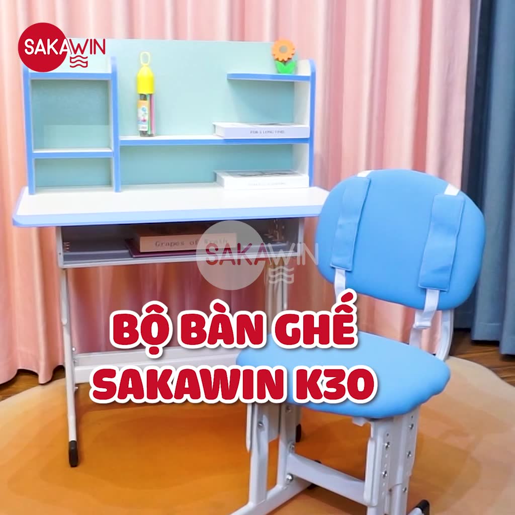 Bộ bàn ghế học sinh tiểu học Sakawin K30 Khung chân đôi chắc Thép sơn tĩnh điện không rỉ. | BigBuy360 - bigbuy360.vn