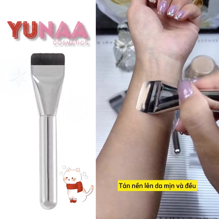 [Y106] Cọ Nhôm VUÔNG DẸP PHẲNG - Tán Kem Nền, Phấn Nền - Foundation Brush | BigBuy360 - bigbuy360.vn