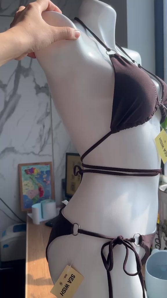 Bikini form đẹp, chất liệu cao cấp bassi đồ bơi nữ hai mảnh phối khoen cực xinh (nhiều màu) | BigBuy360 - bigbuy360.vn