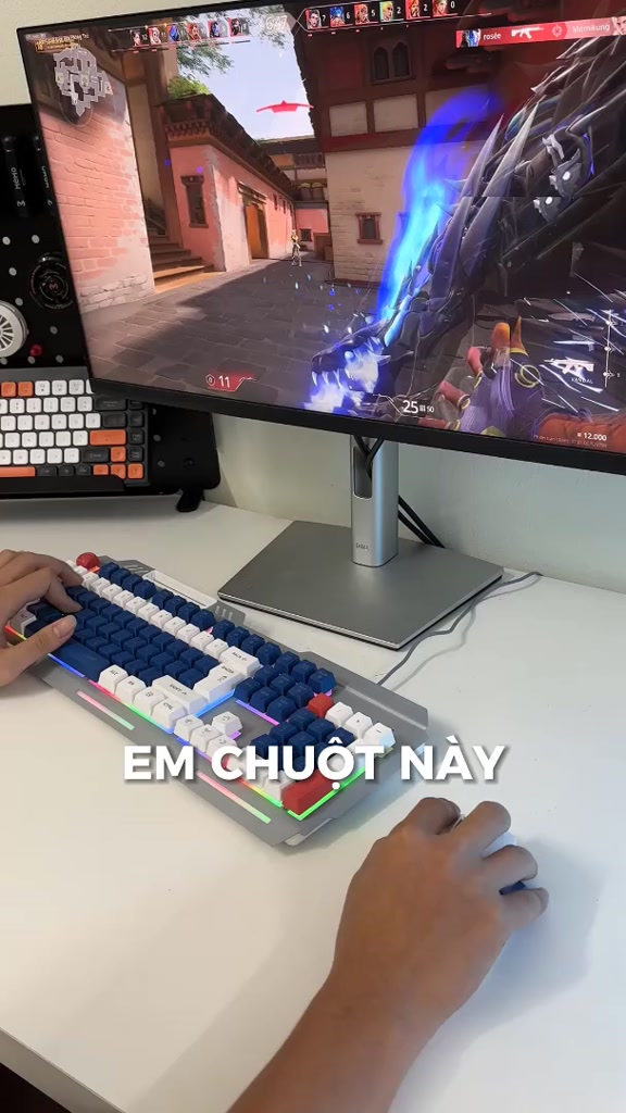 Chuột máy tính không dây gaming SIDOTECH INPHIC M6P GUNDAM pin sạc 6 nút công thái học silent tắt tiếng chống ồn wireles | BigBuy360 - bigbuy360.vn