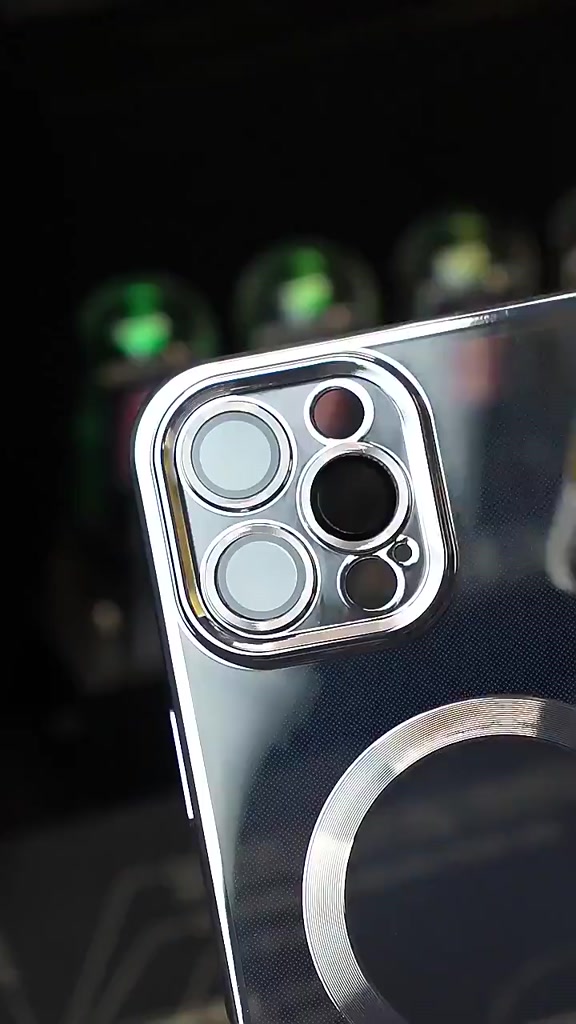 Ốp Điện Thoại từ tính Silicon Trong Suốt KOLEAD IP41 Có viền và Vòng Kim Loại Sang Trọng iphone 12 13 14 15 16 17 ProMax | BigBuy360 - bigbuy360.vn