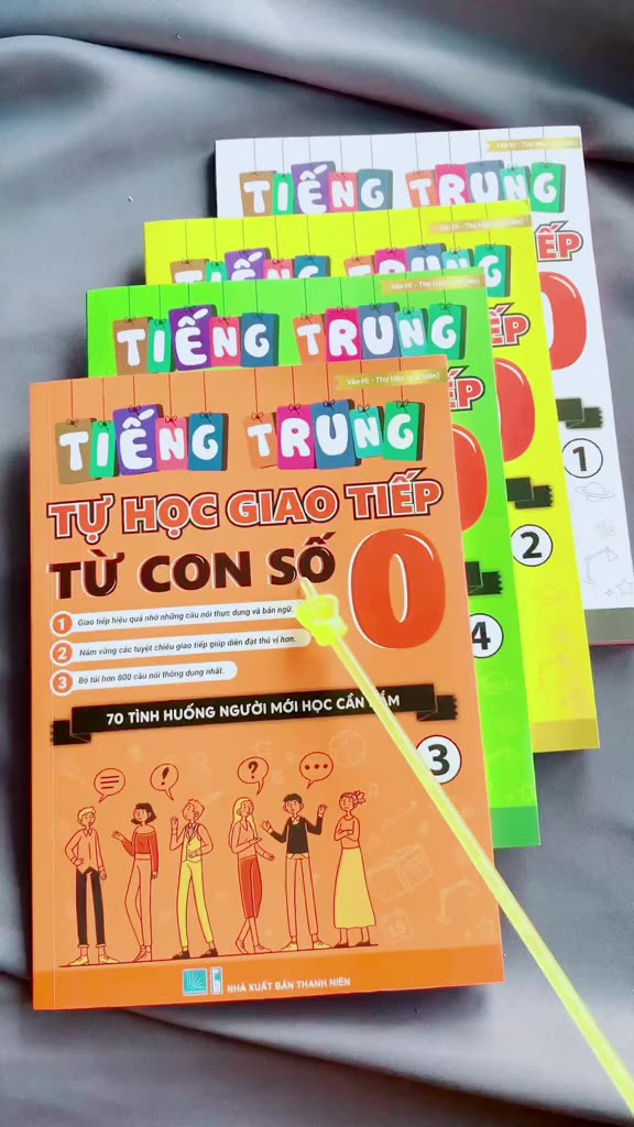 Combo Sách Tự học tiếng Trung giao tiếp từ con số 0 tập 1234 (kèm video hướng dẫn chi tiết) | BigBuy360 - bigbuy360.vn