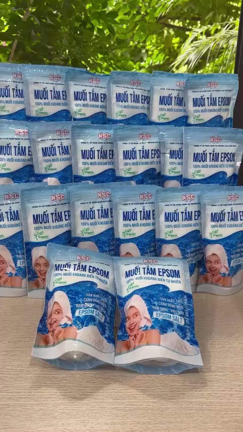 Muối Tắm EPSOM NSC Tự Nhiên - Muối Magie Cho Da Mụn, Viêm Da Cơ Địa, Mẩn Ngứa VIET HEALTH CARE 200g | BigBuy360 - bigbuy360.vn