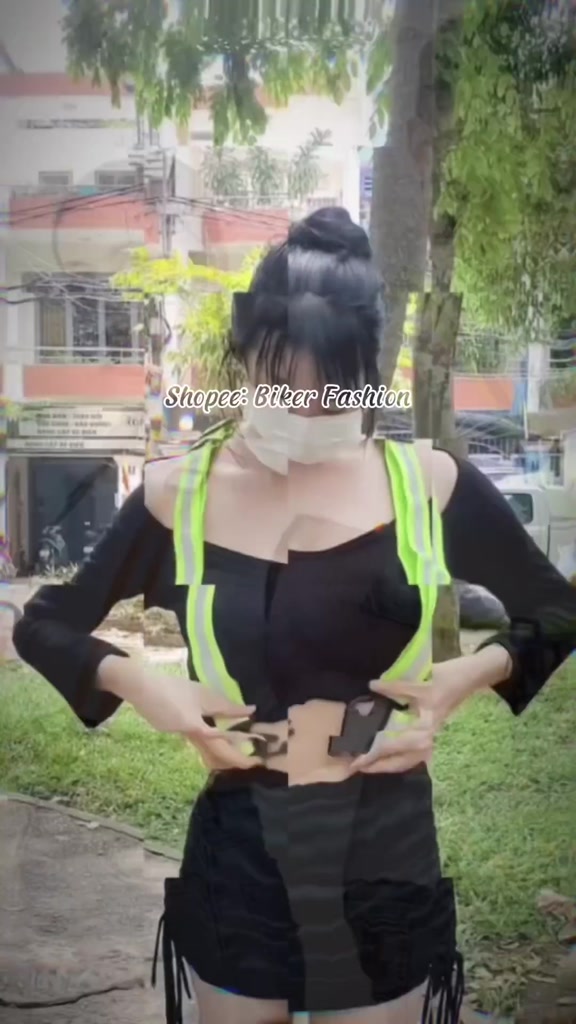 Áo Phản Quang đi phượt, Dây Đai Phản Quang Thun Đi Đêm