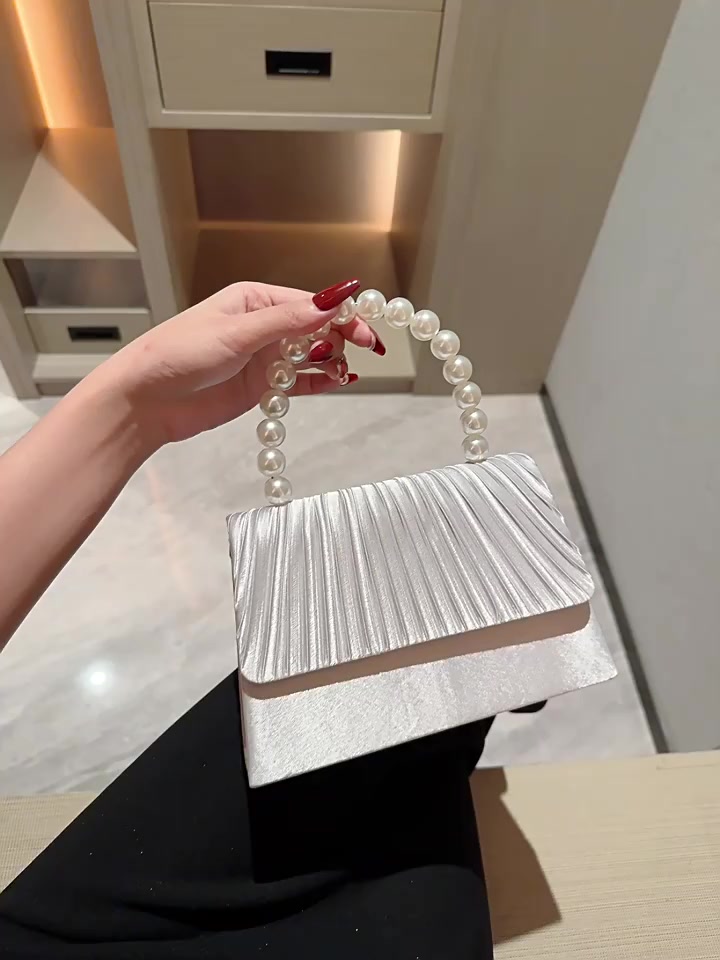 Túi Xách Nữ Quai Xách Gắn Ngọc Túi Đeo Chéo Đeo Vai Đi Chơi Đi Tiệc Tiểu Thư Sang Chảnh Cao Cấp TX-66 MIQI BAG | BigBuy360 - bigbuy360.vn