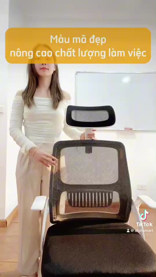 Ghế văn phòng Avohome công thái học chân xoay có tựa đầu bảo vệ cột sống | BigBuy360 - bigbuy360.vn