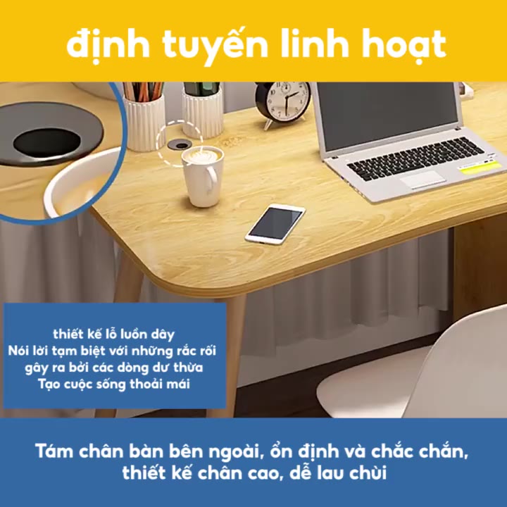 HUHU Bàn làm việc Kệ sách để bàn đa năng decor  Bàn làm việc học tập gỗ cực xinh thương hiệu | BigBuy360 - bigbuy360.vn