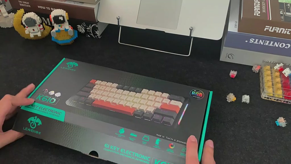 Bàn phím cơ không dầy LANGTU LT75 tích hợp màn hình LED điện tử RGB hotswap, tương thích đa nền tảng | BigBuy360 - bigbuy360.vn