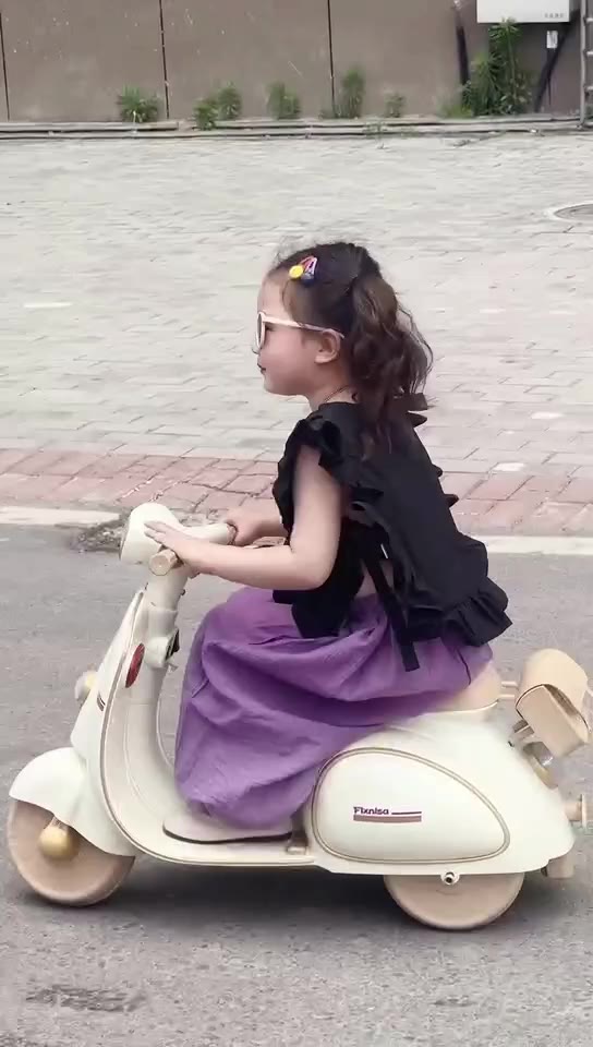 Xe máy điện cho bé, xe vespa cho bé Babibo Kids mã 02