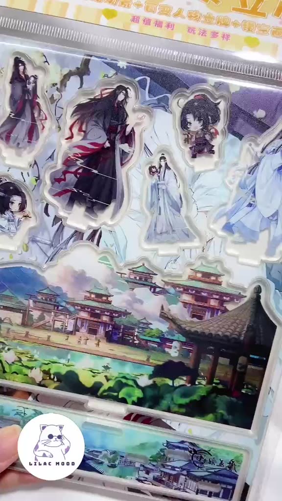 (SẴN-2 mẫu) Standee nhiều lớp Ma đạo tổ sư / Ngụy Vô Tiện / Lam Vong Cơ / mô hình nhiều lớp trưng bày