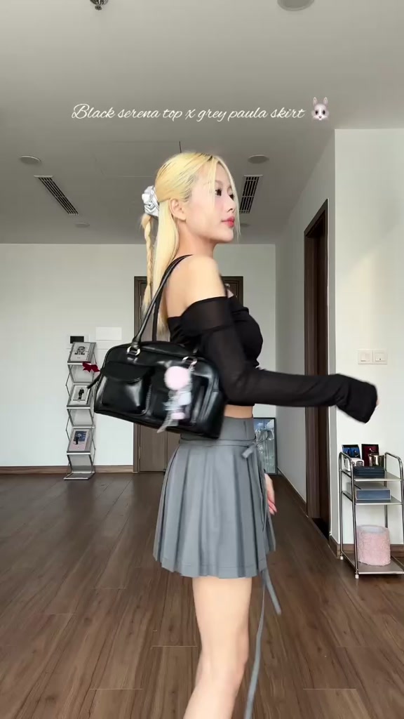 Áo Thun Croptop Dài Tay Trễ Vai Pepper Clothing Áo Thun 2 Lớp Nhún Eo Tay Loe Tôn Dáng Màu Trắng - Serena Top | BigBuy360 - bigbuy360.vn