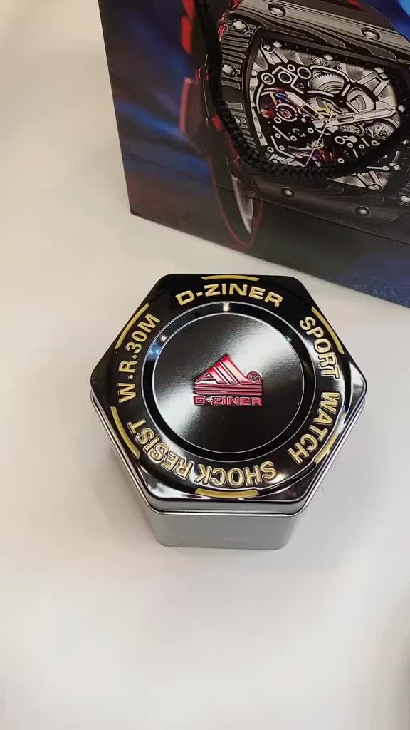 [ Tặng Pin] Đồng hồ điện tử nam chống nước 30M thể thao chính hãng D-ZINER DZ8312 kèm hộp thiếc | BigBuy360 - bigbuy360.vn