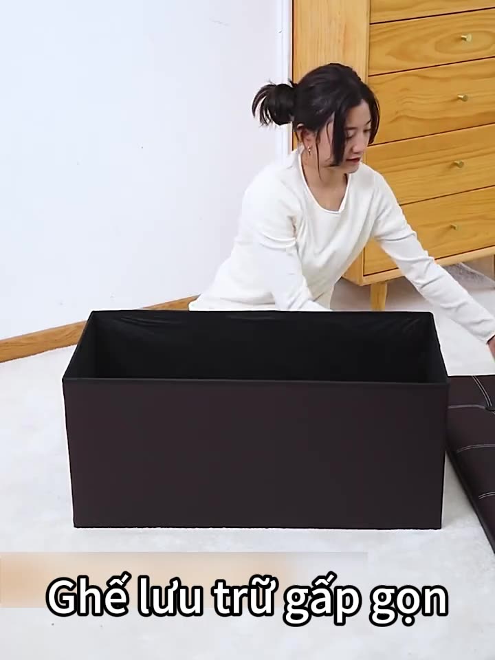 Ghế Hộp Đựng Đồ Đa Năng Tích Lớn 110L Hộp Đựng Đồ Đa Năng Ghế Đựng Đồ Ghế Sofa Gấp Gọn Đa Năng | BigBuy360 - bigbuy360.vn