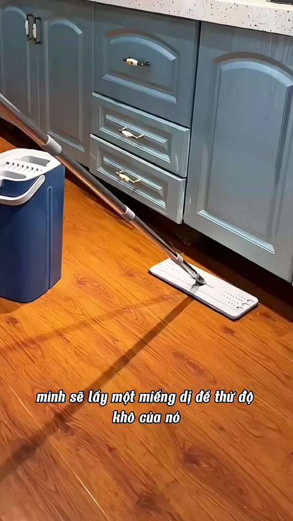 Bộ Cây Lau Nhà Tự Vắt Thông Minh, Bộ Chổi Lau Nhà Kèm Thùng 2 Ngăn Tự Vắt Siêu Bền Siêu Sạch | BigBuy360 - bigbuy360.vn