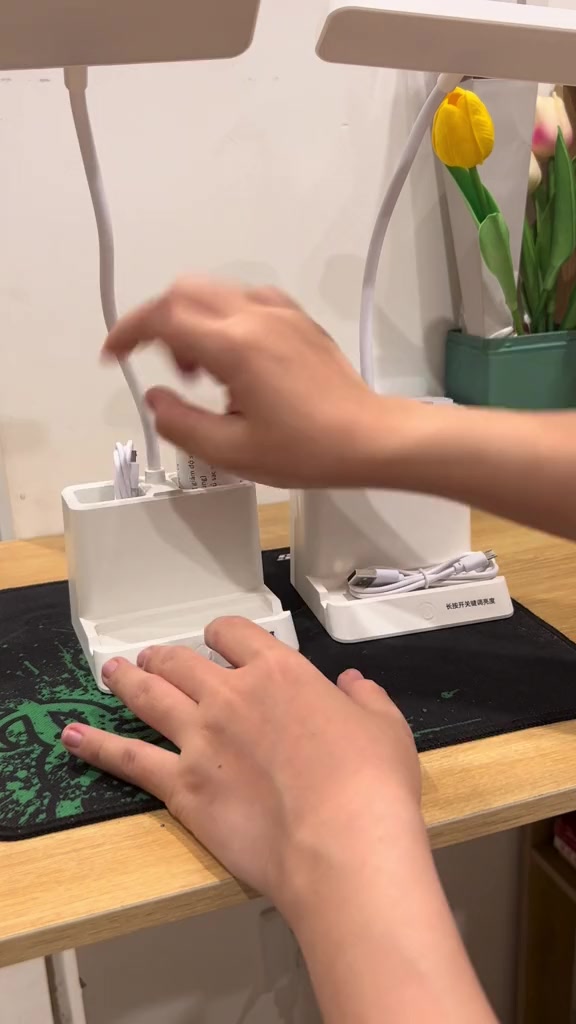 Đèn học để bàn tích điện TAKOO, Đèn bàn làm việc đọc sách chống cận 3 màu ánh sáng cảm ứng thông minh | BigBuy360 - bigbuy360.vn